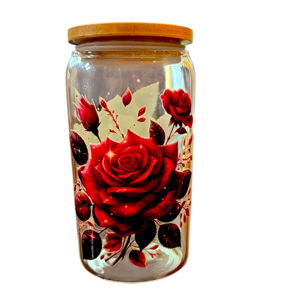 Rose glassware